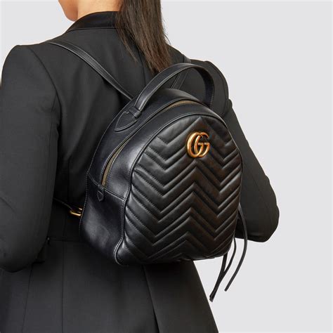 gucci chateau marmont t shirt black|Gucci Marmont backpack black.